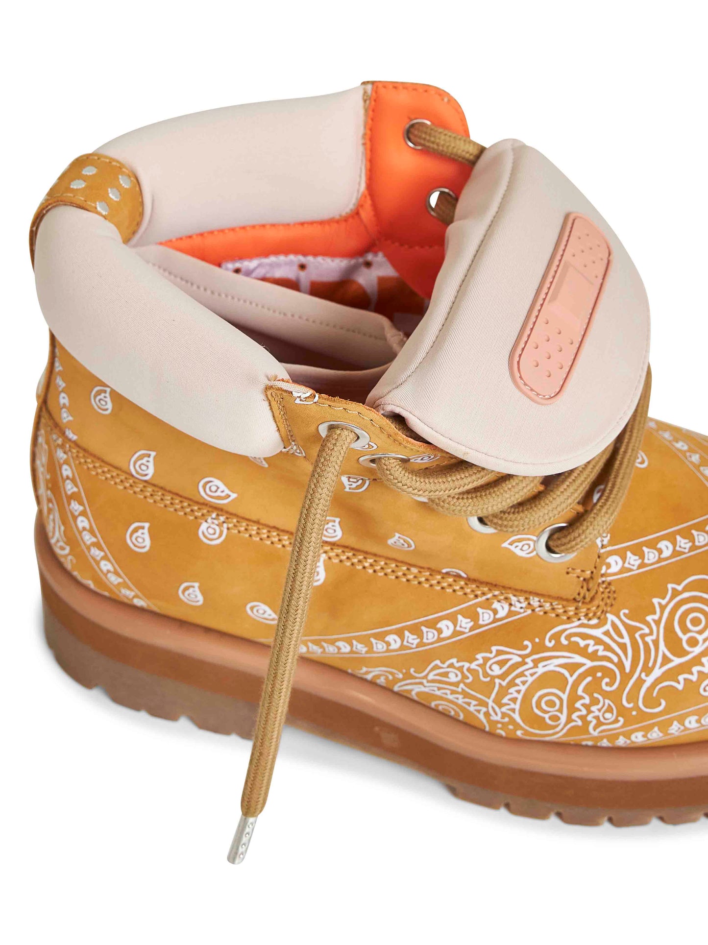 Stivaletti Strada Low Bandana in nabuk giallo stampa bandana