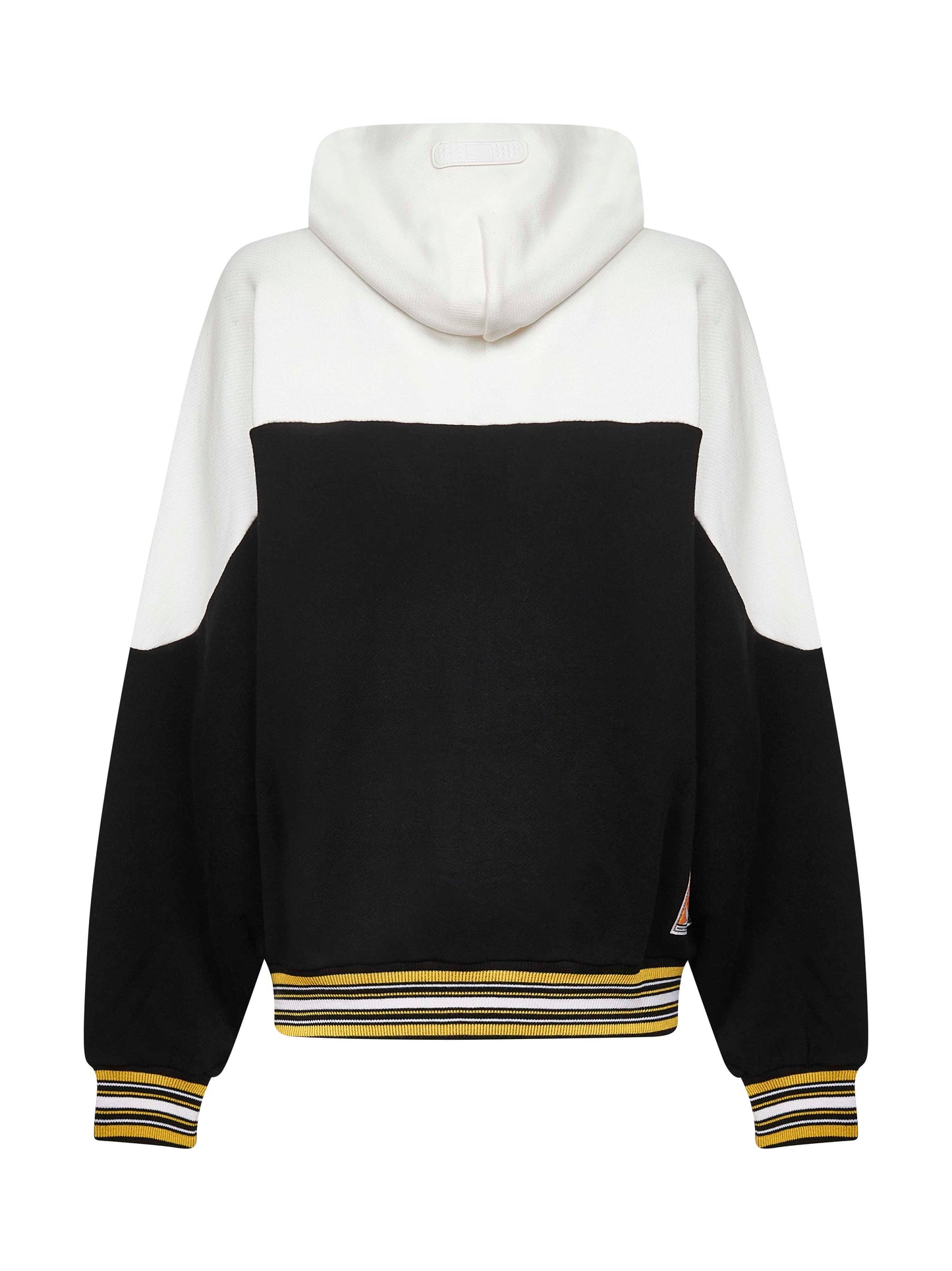 Black cotton Giulio zip-up hoodie