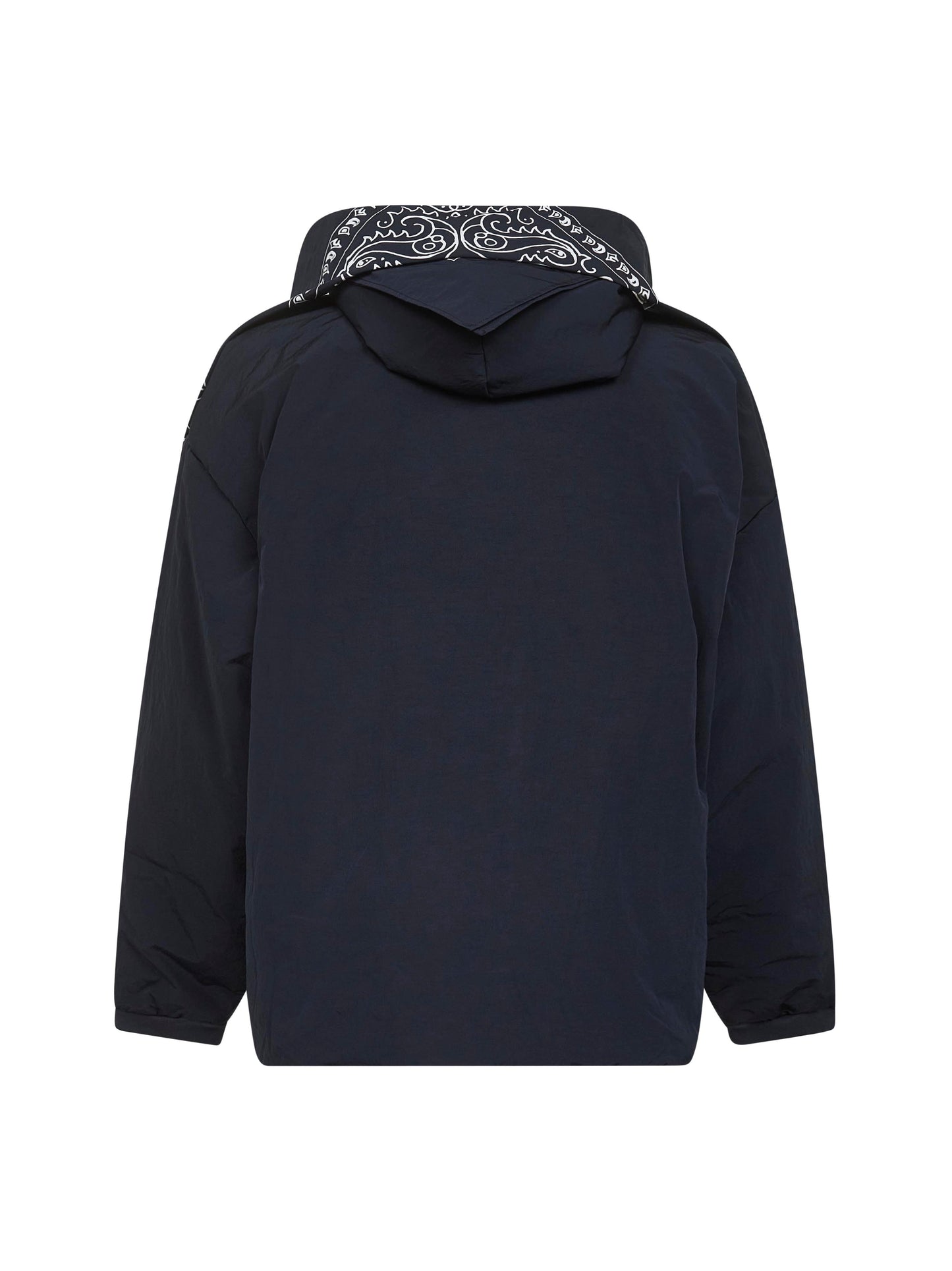 Blue nylon United hoodie