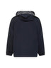 Blue nylon United hoodie