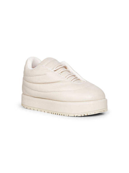 Off-white nappa leather Nuvola Pluto sneakers