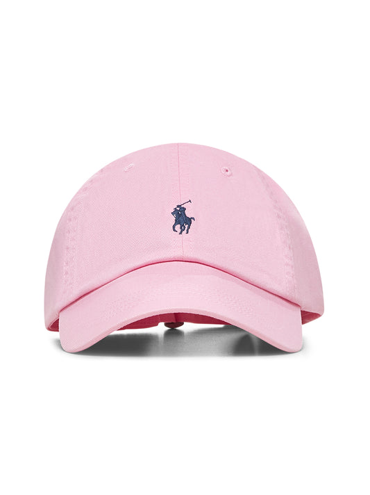 Pink chino embroidery cap