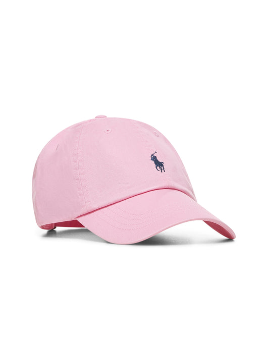 Pink chino embroidery cap