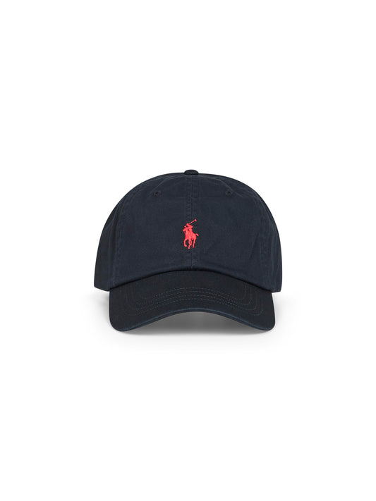 Black chino embroidery cap