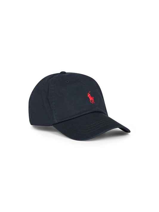 Black chino embroidery cap