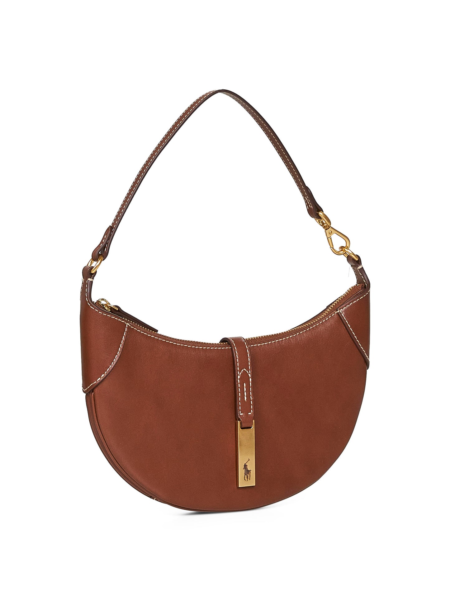 Tan Polo ID mini shoulder bag