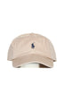 Beige chino baseball cap