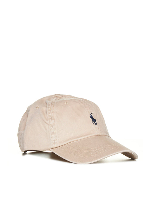 Beige chino baseball cap