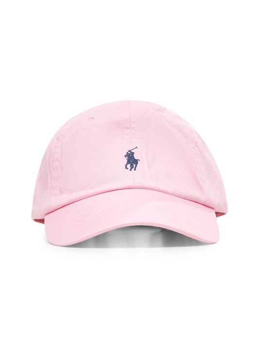 Pink chino baseball cap