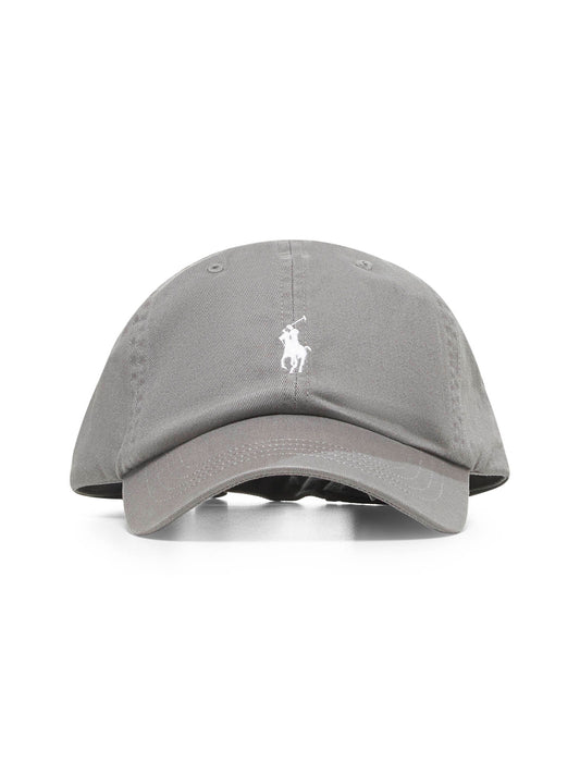 Grey chino baseball cap