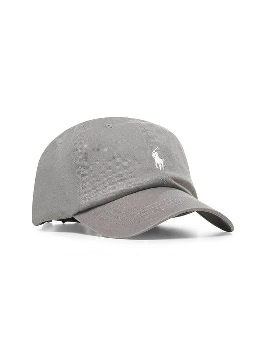 Grey chino baseball cap