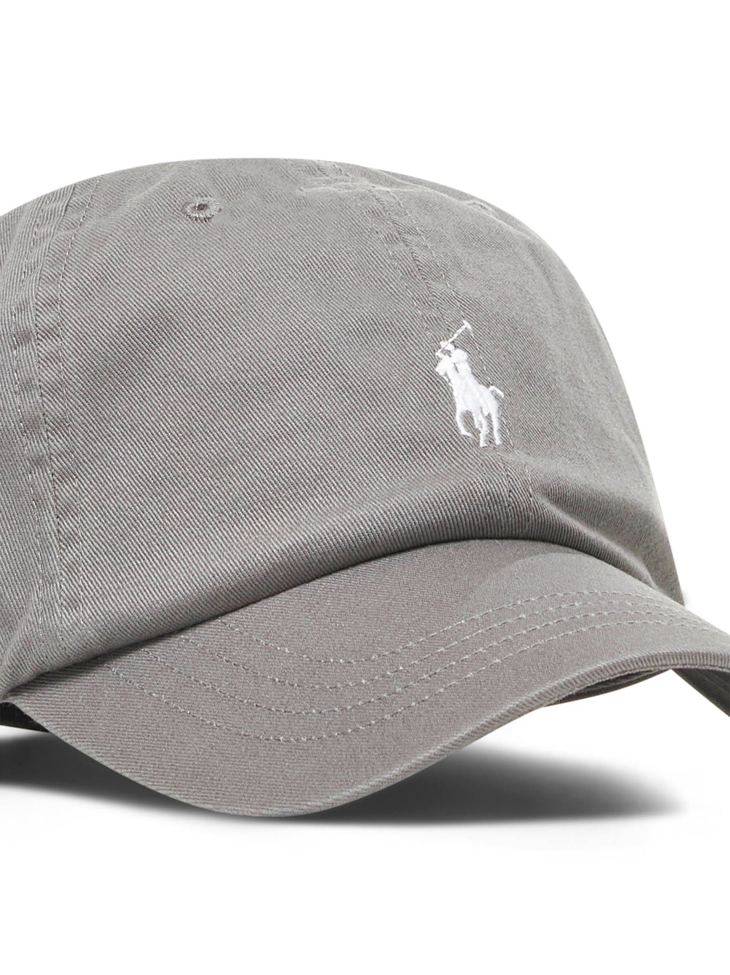 Grey chino baseball cap