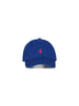 Blue chino embroidered cap