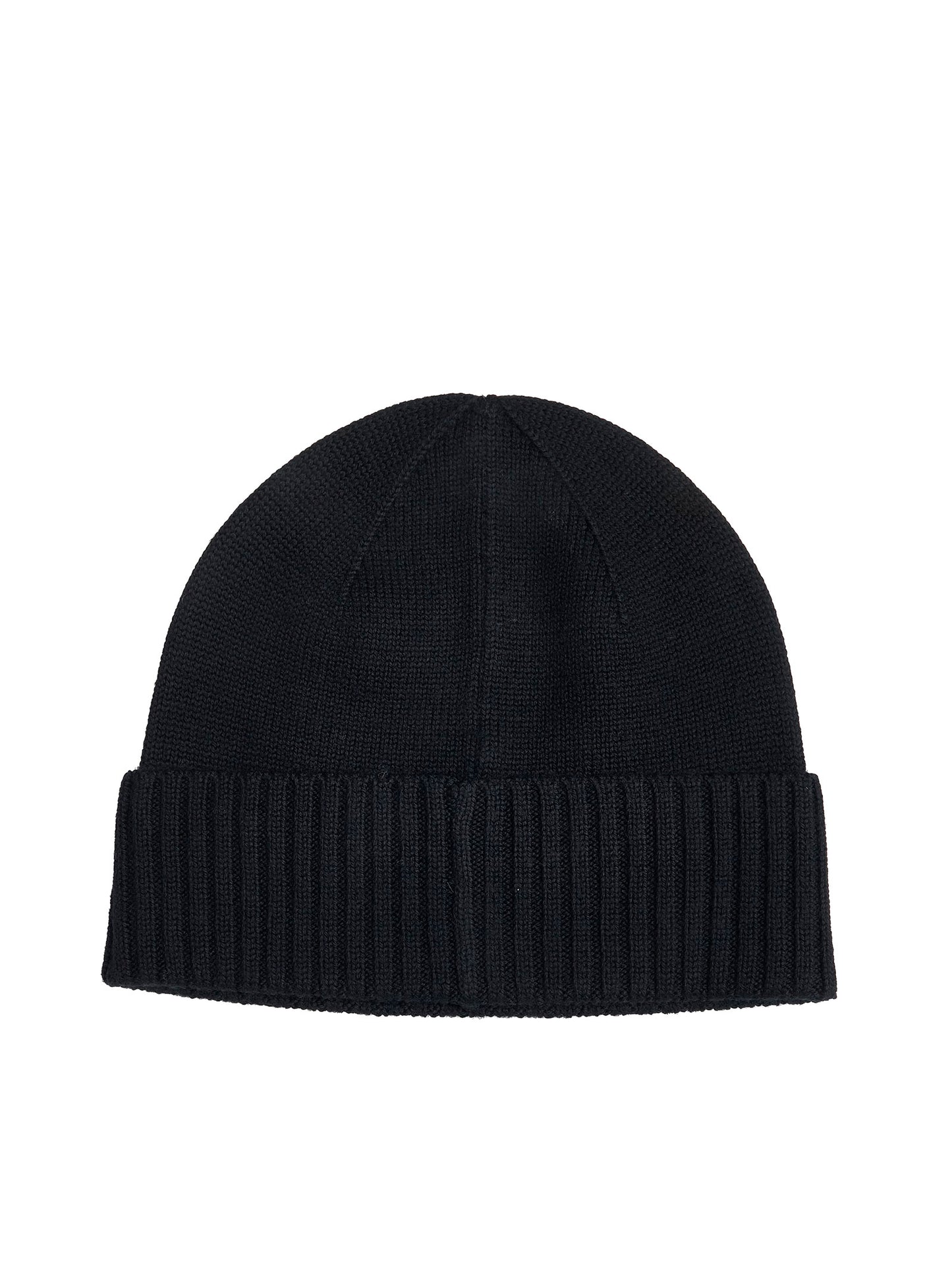 Black hat with red logo