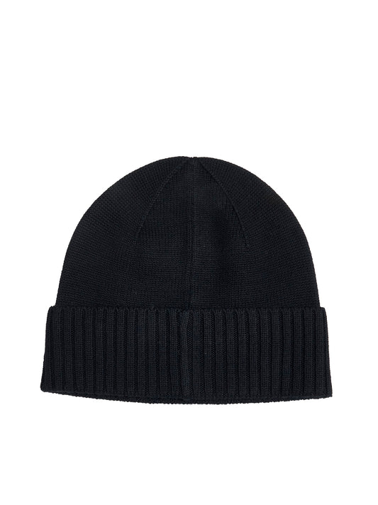 Black hat with red logo