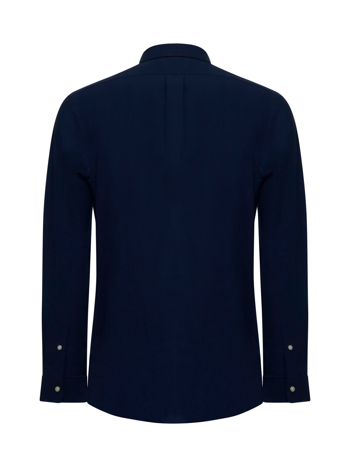 Striped cotton shirt with logo