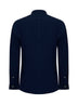 Striped cotton shirt with logo
