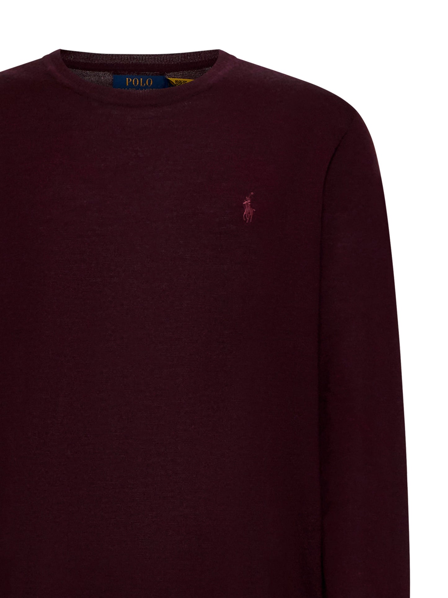 Lightweight wool crew neck pullover