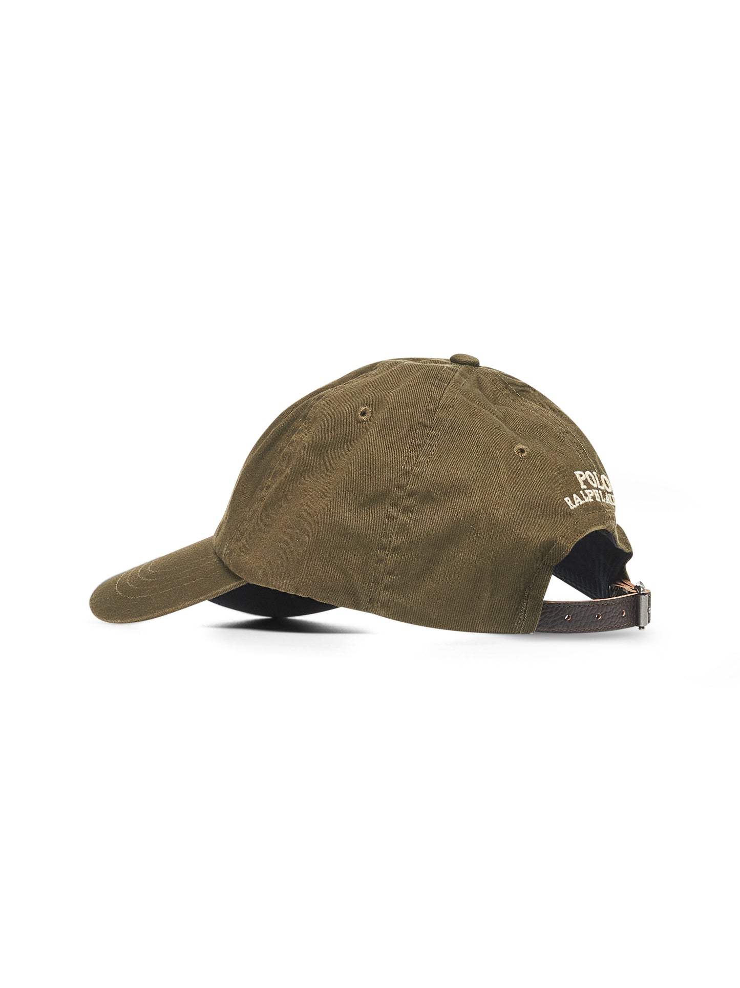 Green twill Polo Bear cap