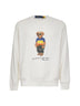 White cotton blend Polo Bear sweatshirt