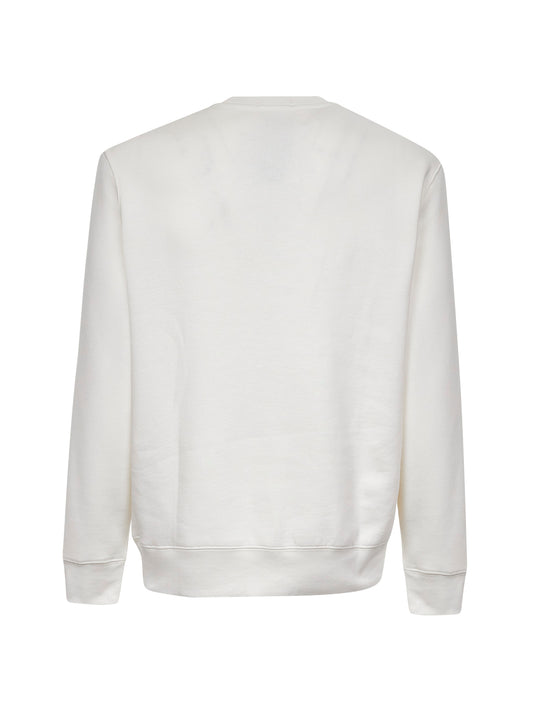 White cotton blend Polo Bear sweatshirt