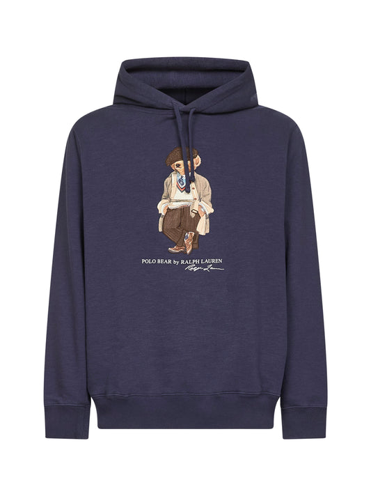 Felpa con cappuccio Polo Bear blu
