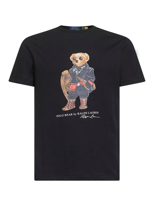 T-shirt Polo Bear Custom Slim-Fit nera