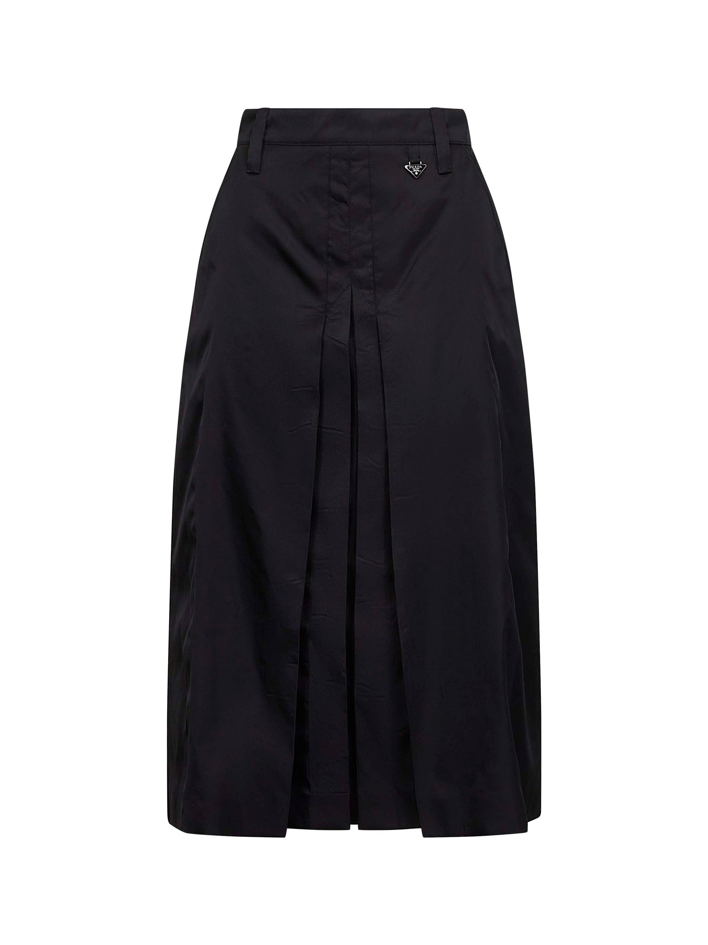 Gonna midi in Re-Nylon nero