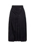 Gonna midi in Re-Nylon nero