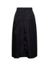 Gonna midi in Re-Nylon nero