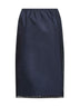 Gonna midi in Re-Nylon leggero blu