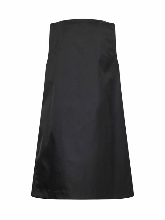 Miniabito in Re-Nylon nero