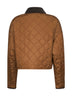 Giubbotto crop in Re-Nylon leggero marrone