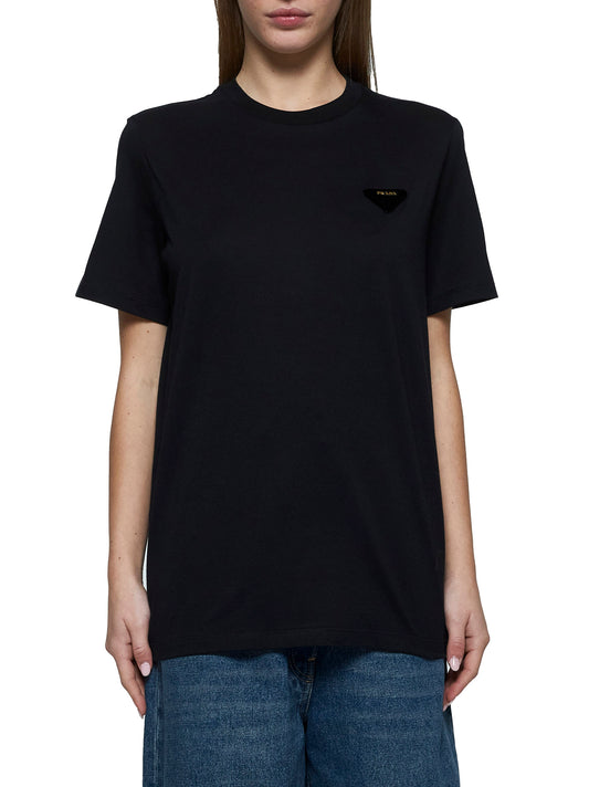 T-shirt in cotone con logo