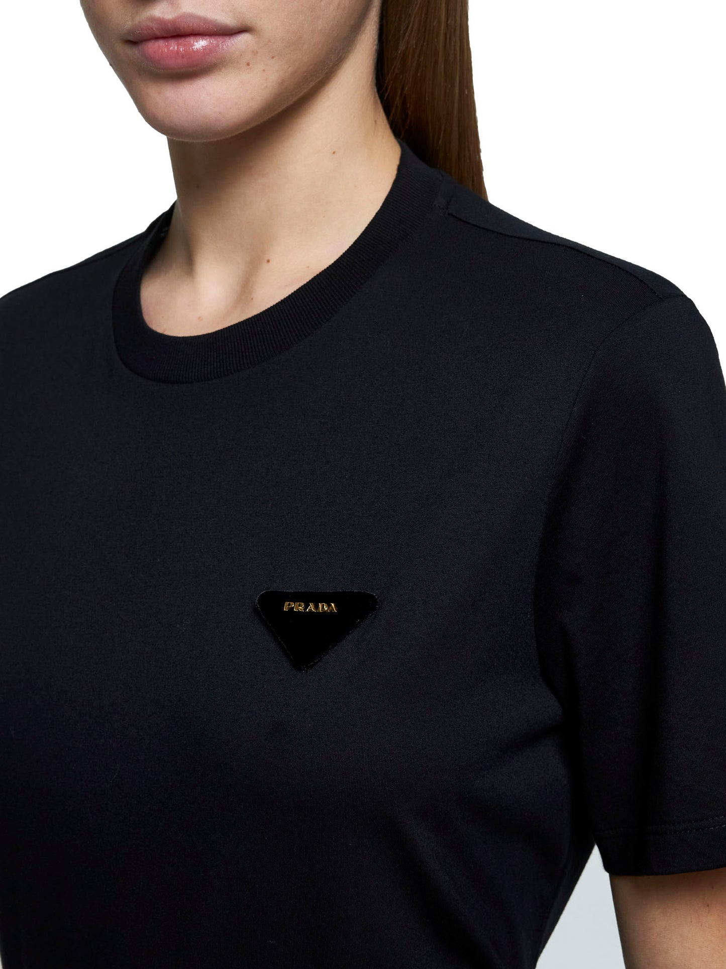 T-shirt in cotone con logo