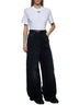 T-shirt in cotone con placca in strass