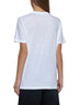 T-shirt in cotone con placca in strass