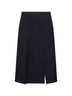 Prada "Stuoia" blue skirt