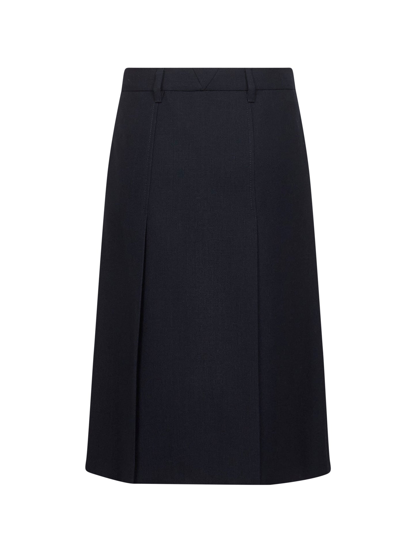 Prada "Stuoia" blue skirt