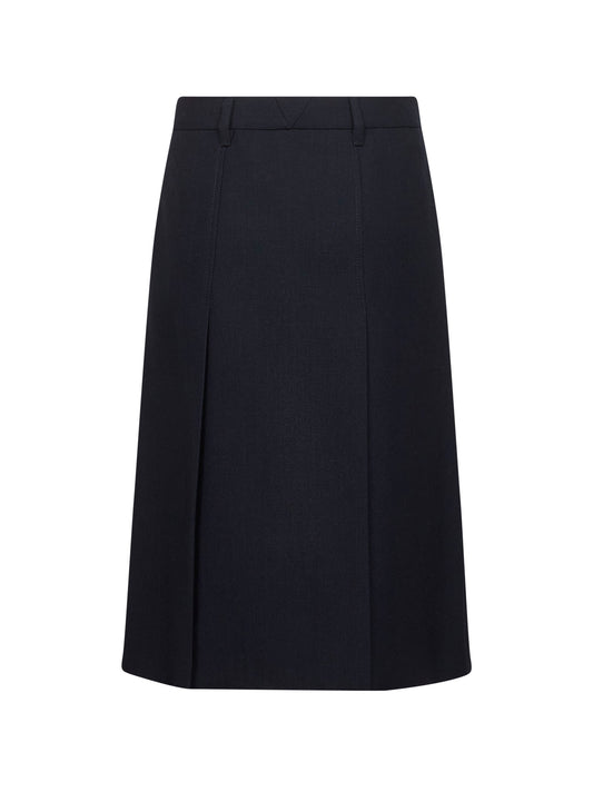Gonna "Stuoia" blu Prada<BR/>