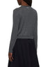 Grey virgin wool cardigan