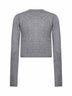 Wool cardigan with argyle pattern