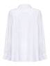 Camicia in popeline di cotone bianco