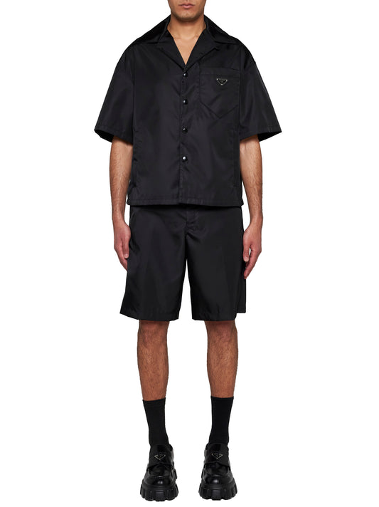Camicia manica corta in Re-Nylon