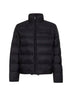 Piumino corto in Re-Nylon nero