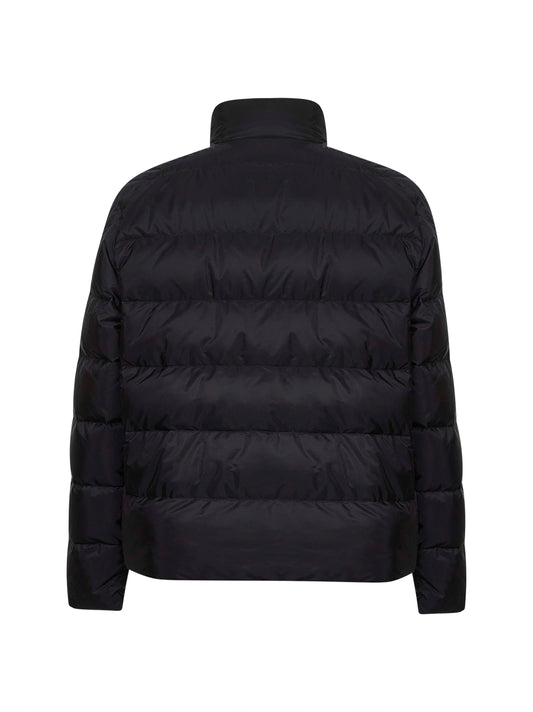 Piumino corto in Re-Nylon nero