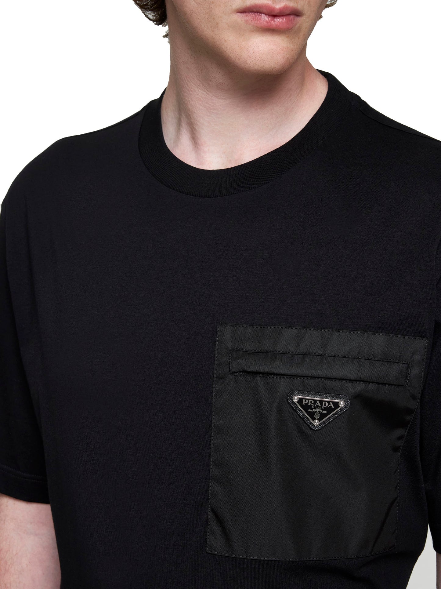 Cotton T-Shirt with Chest Pocket