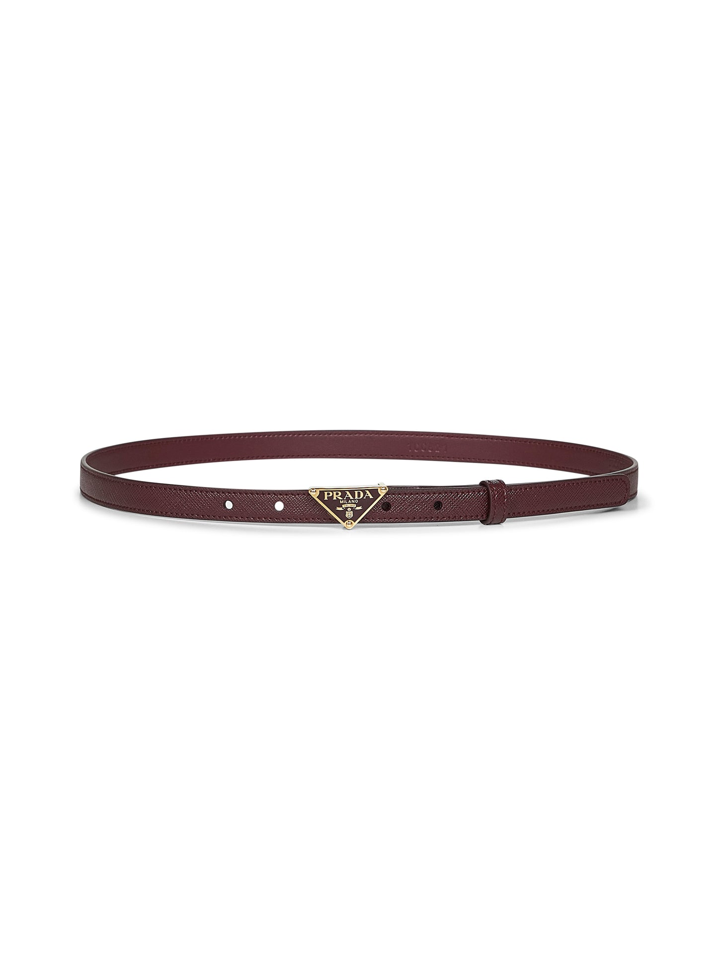 Cintura in Saffiano bordeaux