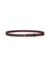 Cintura in Saffiano bordeaux