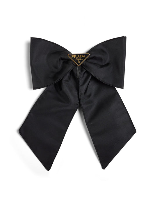 Fermaglio per capelli in Re-Nylon nero